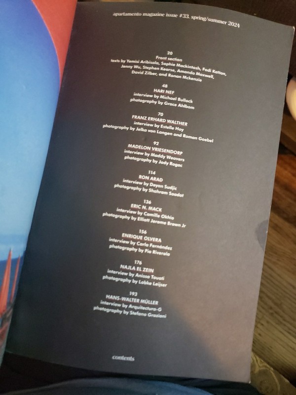 Apartamento magazine, Issue #33 Book gallery