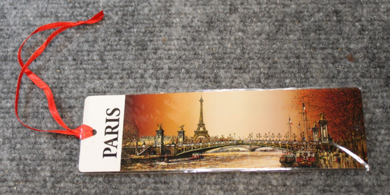 Paris France PRC Book BOOKMARK Souvenir Le Pont Alexanche III