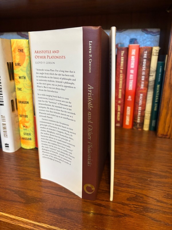 Aristotle and Other Platonists. Lloyd Gerson 1st HC Ptg. Cornell 2005. Fine - gallery