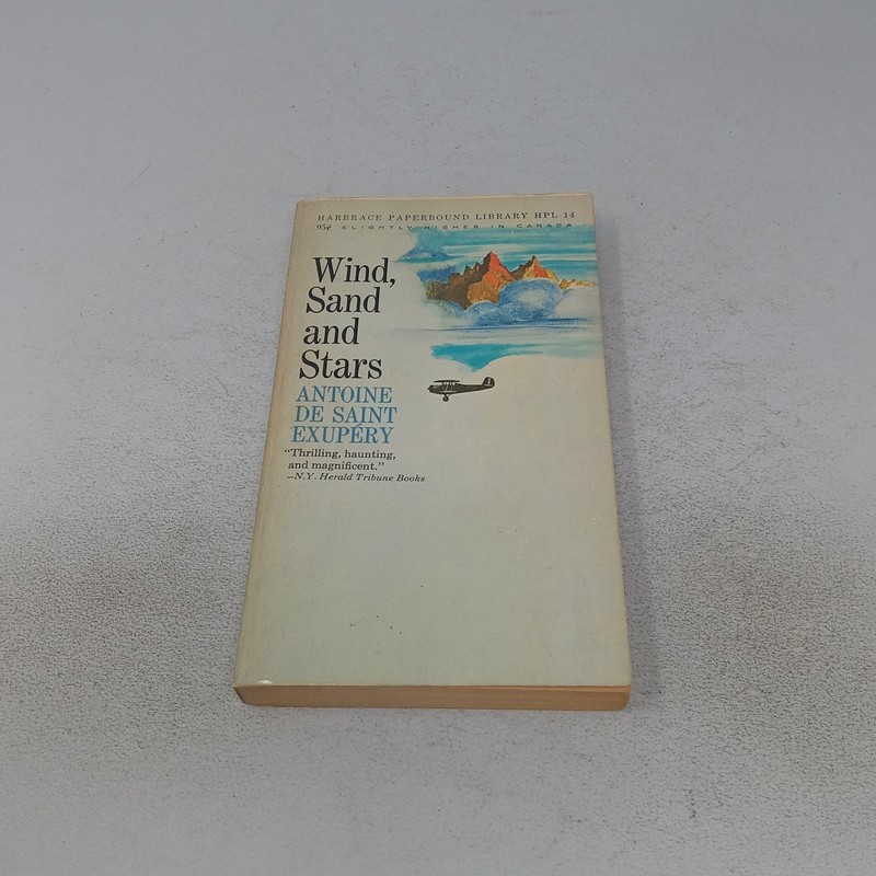 Wind, Sand and Stars: 1967 Harcourt Brace & World PB by Antoine de Saint-Exupéry