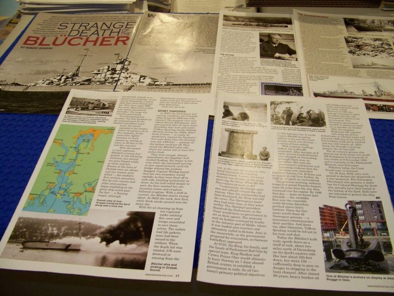 BLUCHER & USS LAKE CHAMPLAIN «LAST CRUISE»..HISTORY/PHOTOS/DETAILS (511NN)