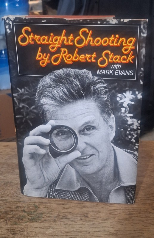 Straight Shooting by Robert Stack Signed Twice by Actor Of Unsolved Mysteries