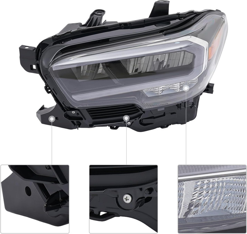 - for 2020 2021 2022 2023 Toyota Tacoma Full LED Headlight Headlamp Assembly Lef gallery