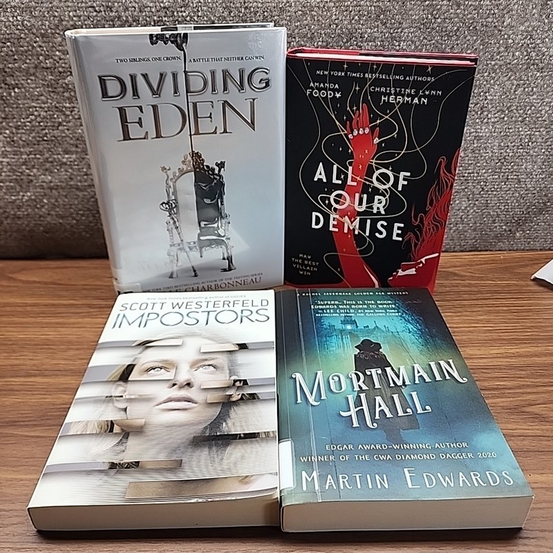 Lot of 4 Dark Academia, Psychological Thriller, Gothic Suspense Book Tok YA