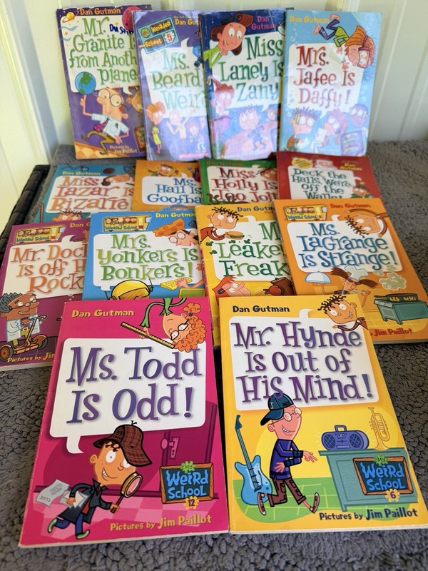 MY WEIRD SCHOOL CHAPTER BOOKS Lot Of 14 DAN GUTMAN Readers