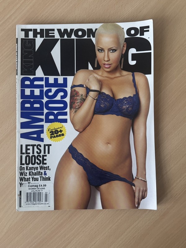 KING Magazine | July / August 2011 beautiful Amber Rose Cover & Feature