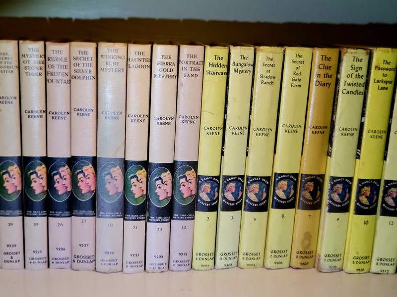 Vintage Nancy Drew & Dana Girls Lot 47 Books Grosset Dunlap Yellow Spine Keene gallery