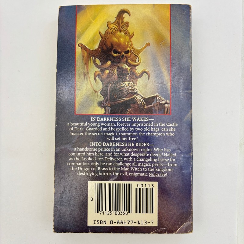 Dark Castle, White Horse Tanith Lee 1986 Fantasy First DAW Printing DAW Books gallery