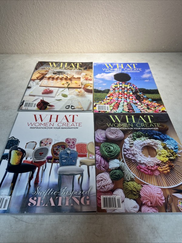 4 issues Where & What Women Create Magazine 2024 – Issues 22-25