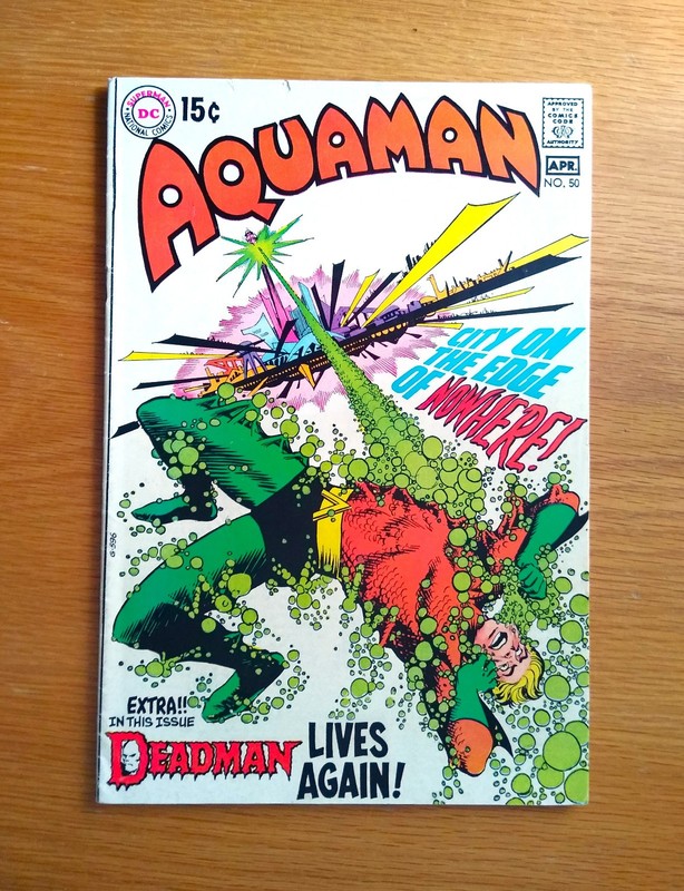 AQUAMAN #50 VF Deadman app Neal Adams art Bronze Age 1970 DC comic