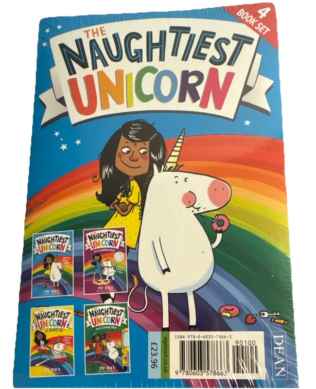 The Naughtiest Unicorn 4-Book Illustrated Box Set Pip Bird (Dean) Ages 4-8 gallery