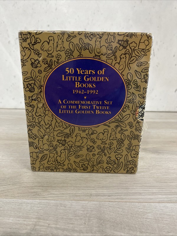 50 Years Of Little Golden Books 1942-1992 First Twelve Books Set New Sealed!