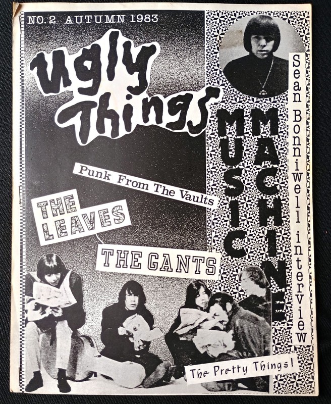 HTF vintage garage punk fanzine UGLY THINGS #2 Pretty Things, Music Machine 1983
