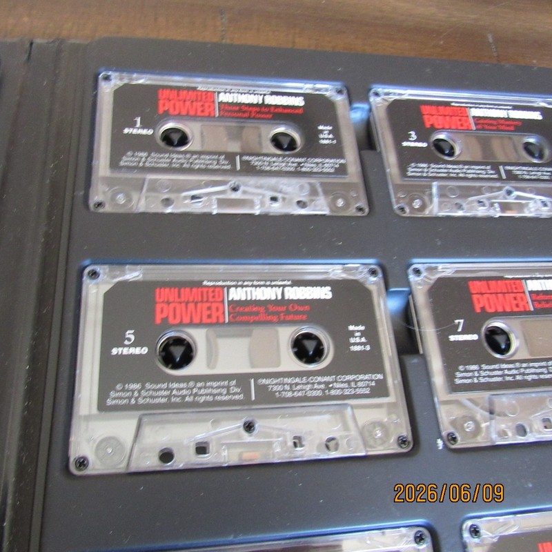 Anthony Robbins-Unlimited Power-Nightingale Conant-6 Cassette Tape Set-1986 gallery