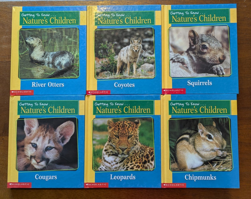 Getting to Know Nature's Children Scholasic 14-book lot hardcover gallery