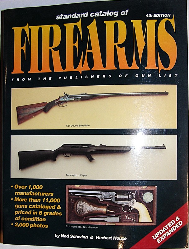 Standard Catalog of Firearms 4th Ed ©1994 Krause Pub. 832 Pages