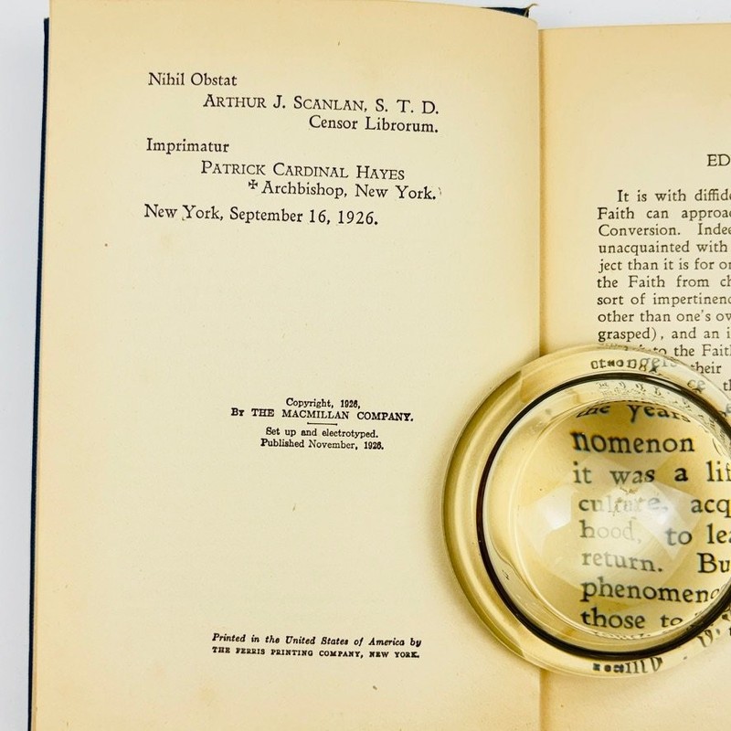 The Catholic Church & Conversion GK Chesterton 1926 First Edition Macmillan HC gallery