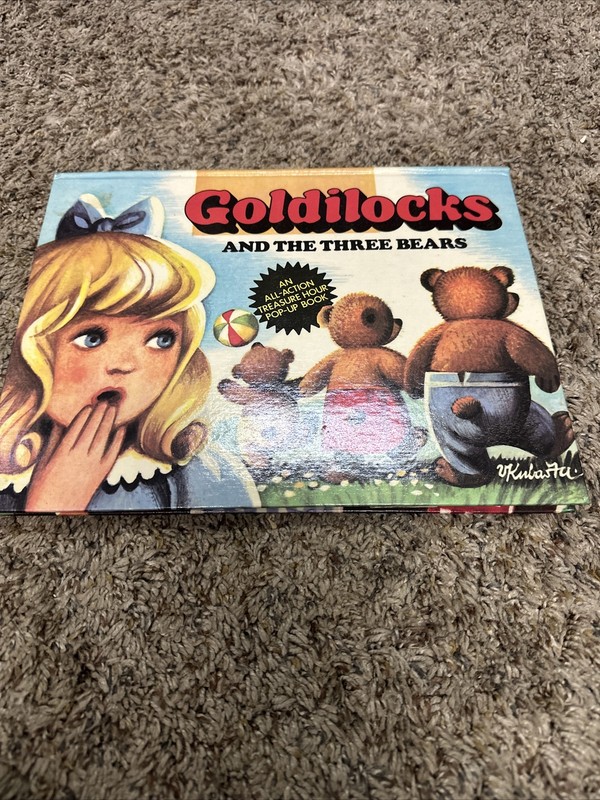 Vojtech Kubasta Pop Up Book 1978 Goldilocks