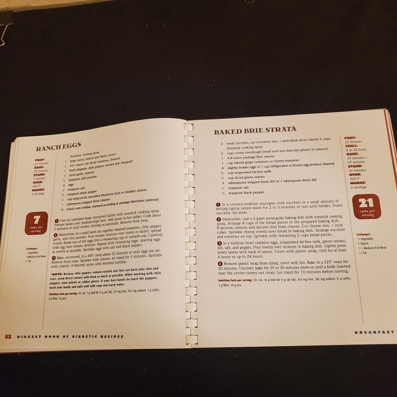 Better Homes and Gardens Biggest Book of Diabetic Recipes Spiral Bound 415 pages gallery