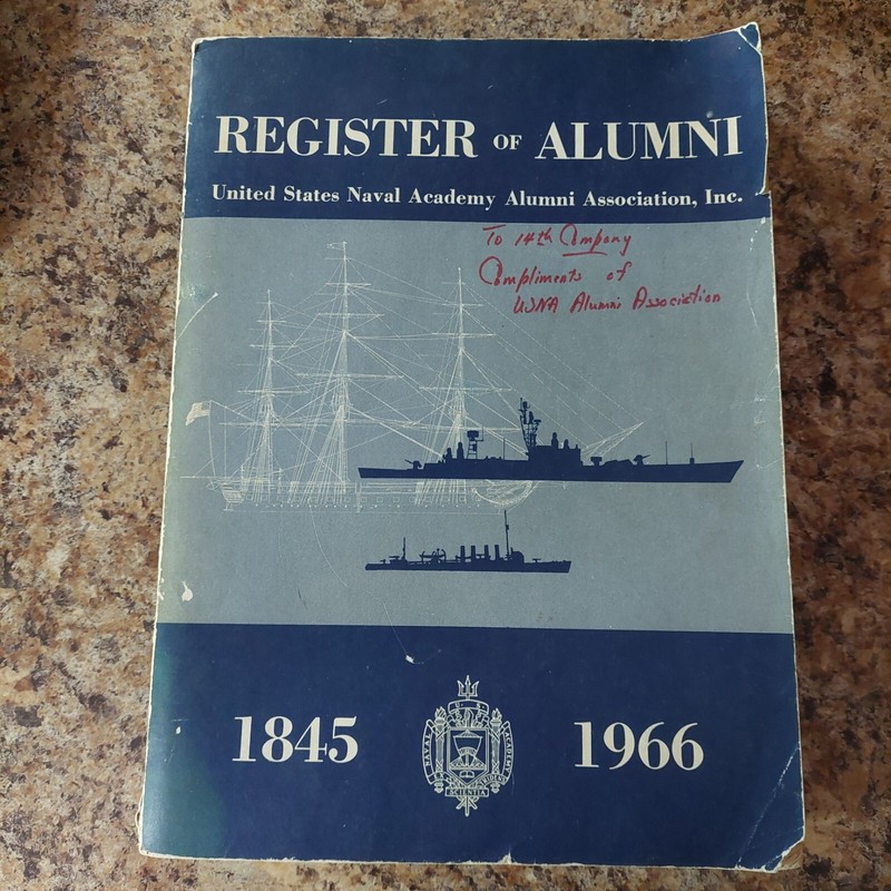 Register of Alumni, United States Naval Academy, 1845-1966 – 482 pages