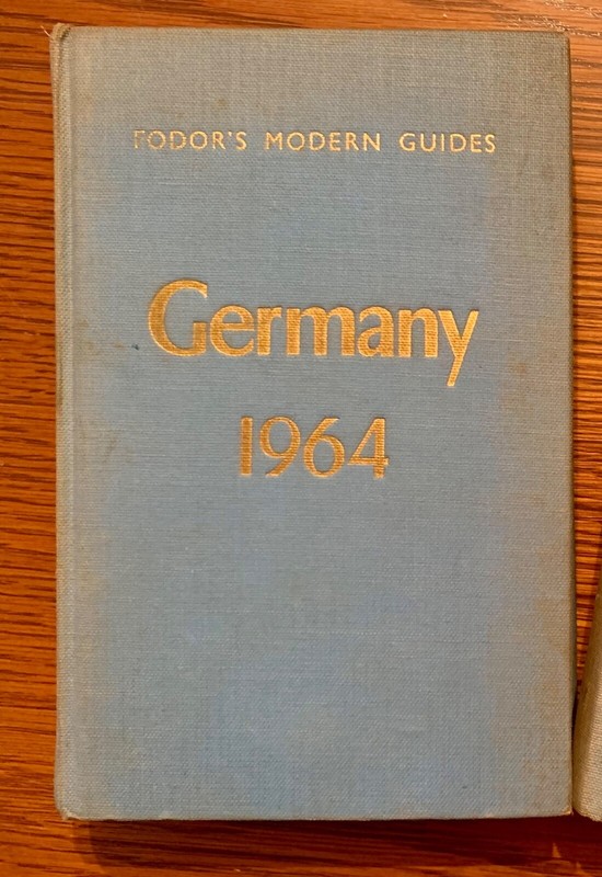 Fodor’s Modern Guides GERMANY 1964 -7 1/4″ x 4 3/4″ Printed in Netherlands HC