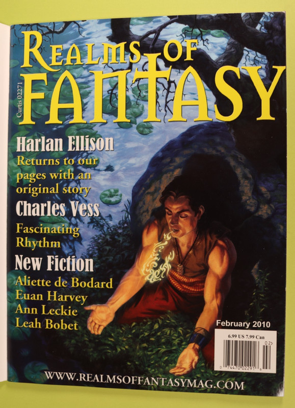 Realms of Fantasy February 2010 Fantasy Fiction Films Games TV Cosplay Magazine
