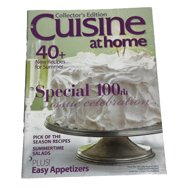 Cuisine at Home Food Magazine Lot of 6 Issues Variety Lots of Recipes Ephemera gallery