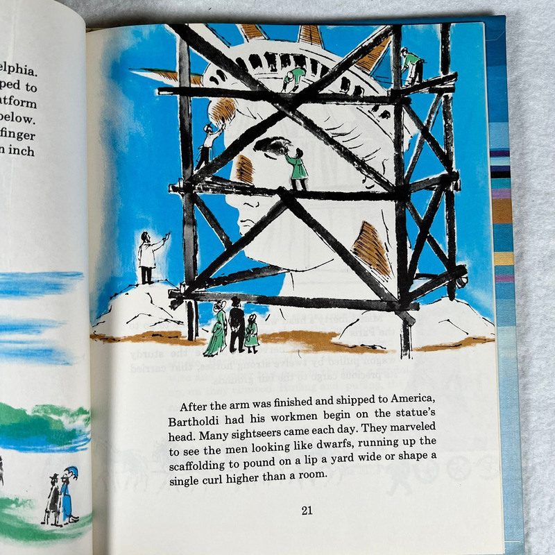 Childrens Press The Story of the Statue of Liberty Natalie Miller 1965 Hardco... gallery