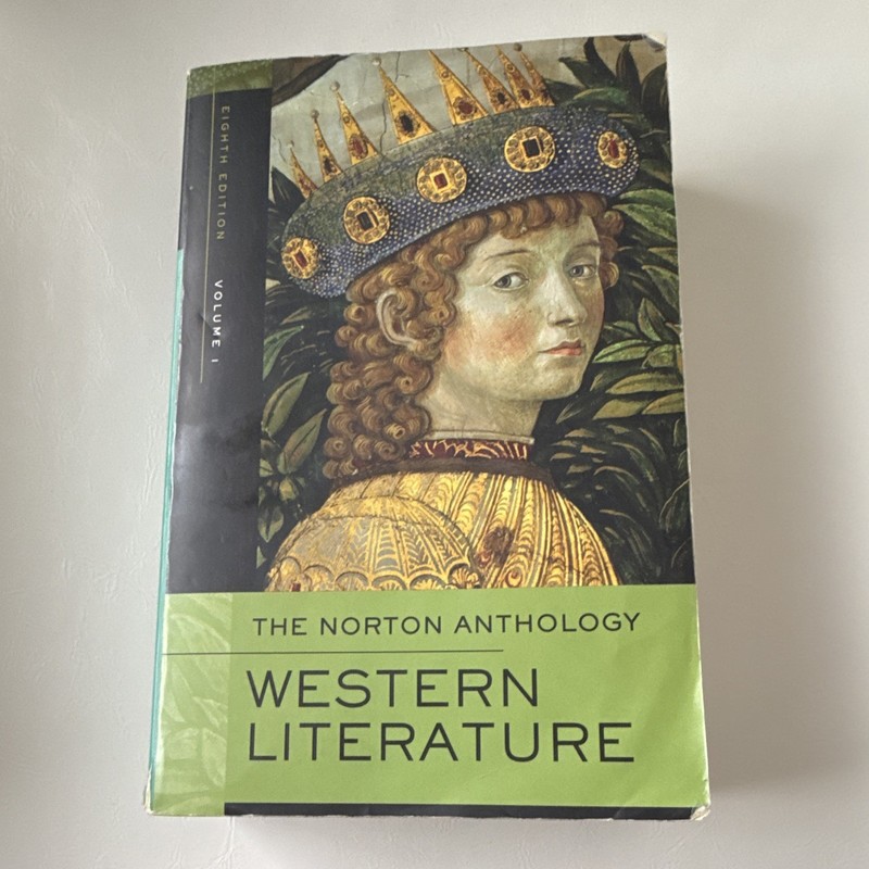 The Norton Anthology of Western Literature Volume 1 8th Edition Paperback