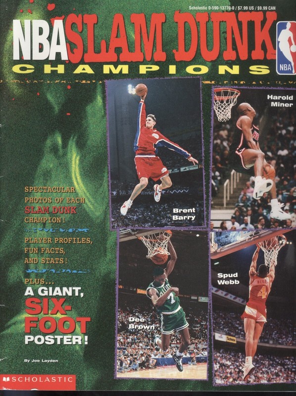 NBA Slam Dunk Champions by Joe Layden (1997, Trade Paperback)