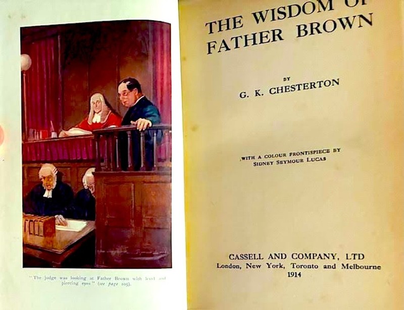 The Wisdom of Father Brown by G K Chesterton (hardcover, 1914) gallery