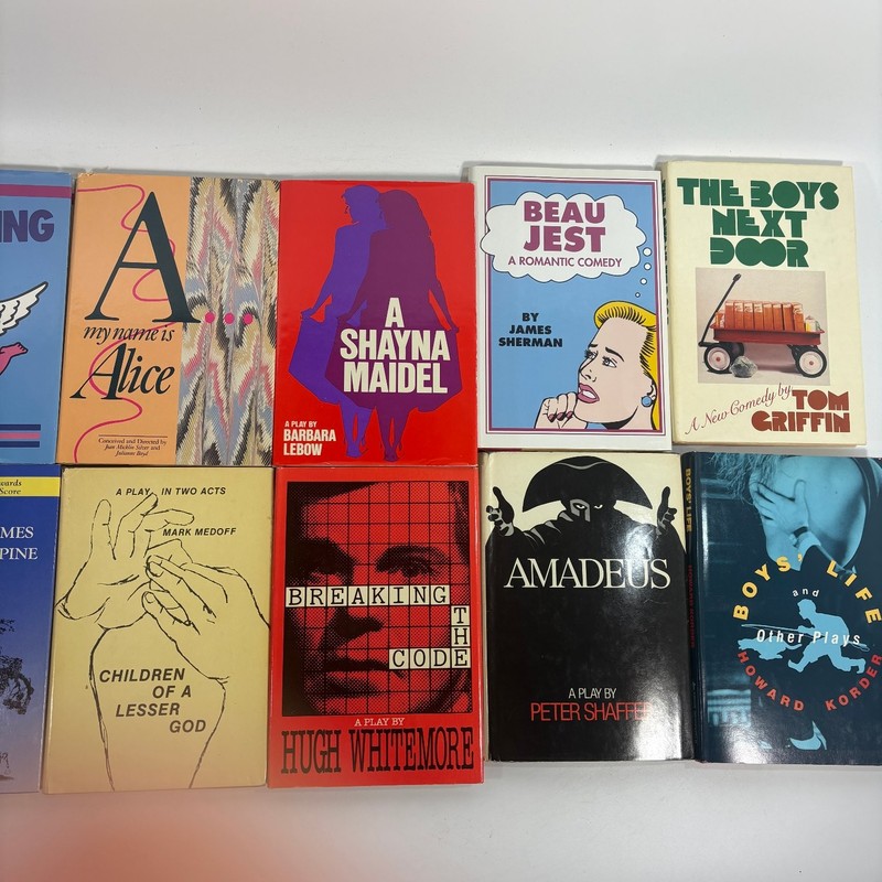 Play Drama Book Lot 20 Mixed Authors Theater Hardcover Various Publishers HCDJ gallery
