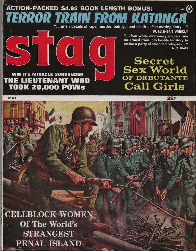 STAG VOL. 16, #5, MAY 1965 ~DEB CALL GIRLS/SUICIDE CITY/TERROR TRAIN/WWII POWS