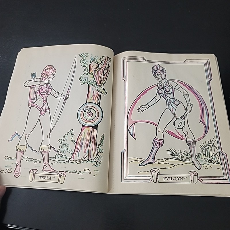 Masters of the Universe He-Man Paint with Water Golden Book/Mattel 1983 Unused gallery