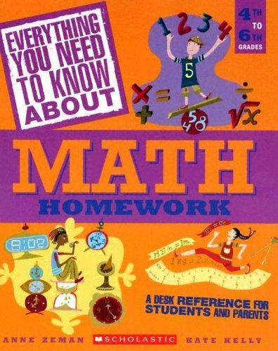 Everything You Need To Know About Math Hom- 9780439625227, Anne Zeman, paperback