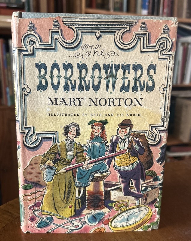 The Borrowers by Mary Norton 1953 1st Edition HCDJ VG++