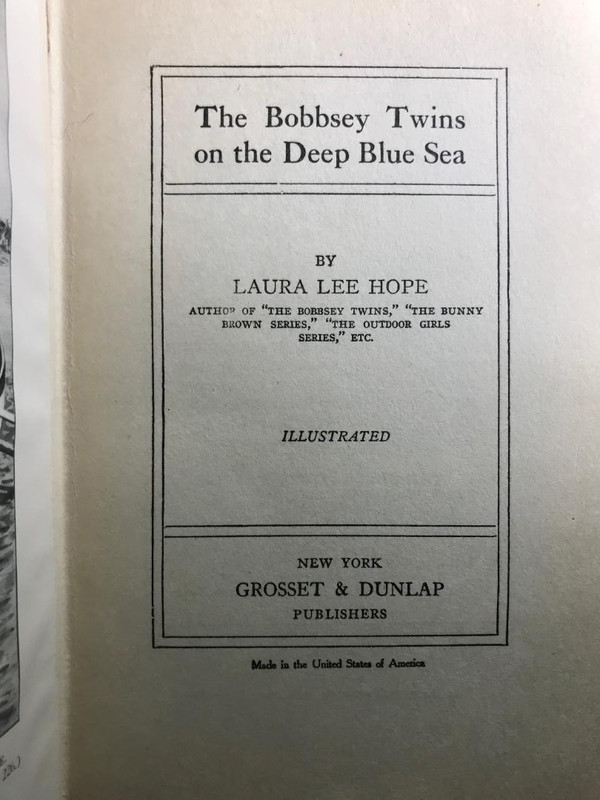 Antique Lot of Two Bobbsey Twin Books gallery