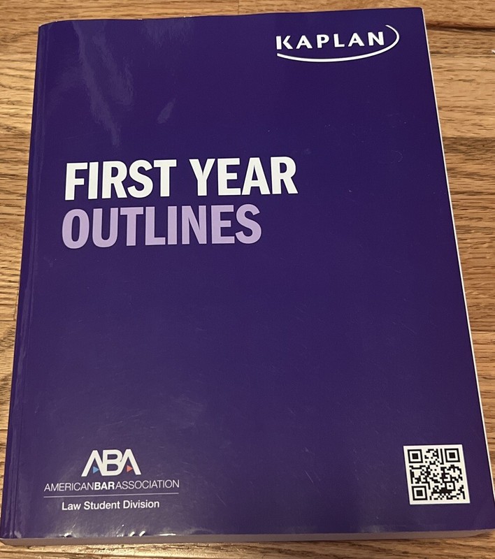 Kaplan Bar Review MPRE First Year Outlines Study Guide 2022 ABA Law Student NEW