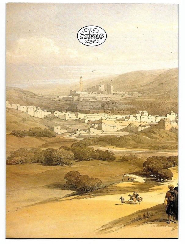 David Roberts Holy Land Antique Prints Catalog Sotheran of Sackville St UK 1995 gallery