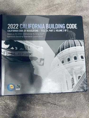 2022 California Building Code Vol 1+2 gallery