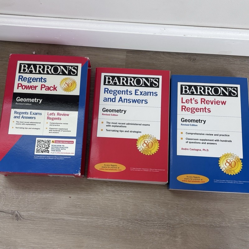 Regents Geometry Power Pack Revised Edition (Barron's Regents NY), Castagna Ph.D gallery
