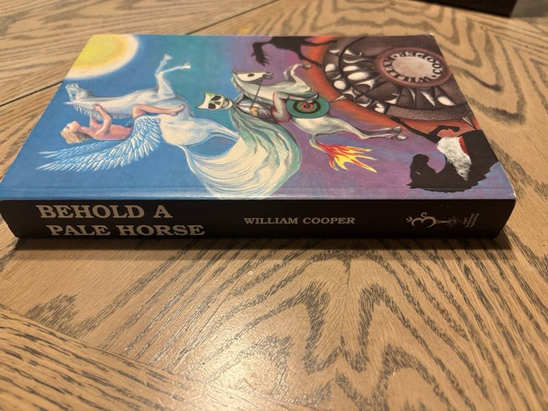 Behold a Pale Horse by William Cooper 1991 500p Unrevised Protocols of Z Good gallery