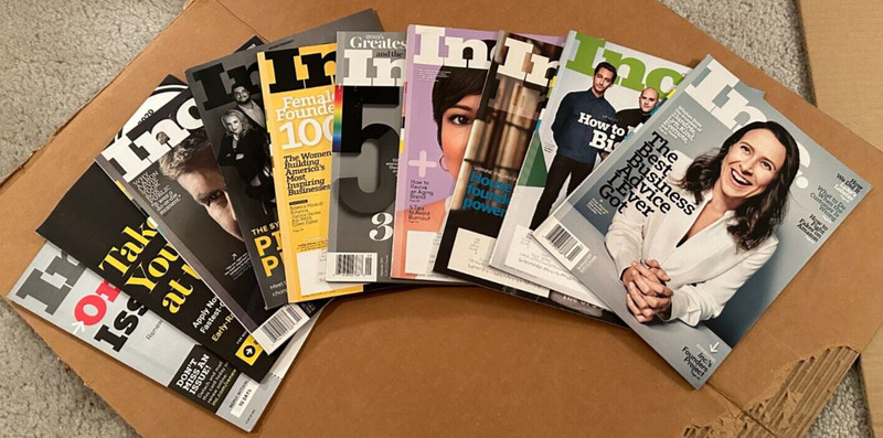 Inc. Magazine – 2019 – Lot of 10 – See listing for Issues Included