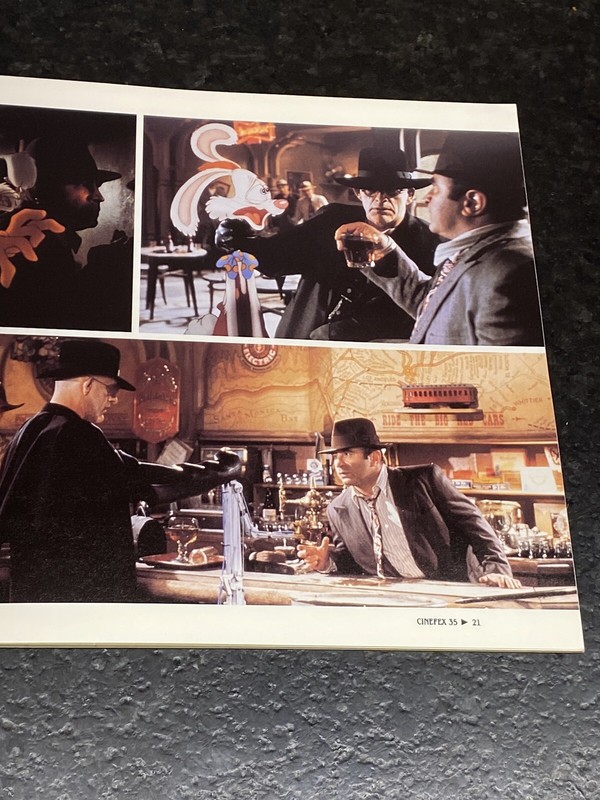 Vtg. Cinefex Book #35 August 1988 Roger Rabbit Don Shay, Riverside gallery