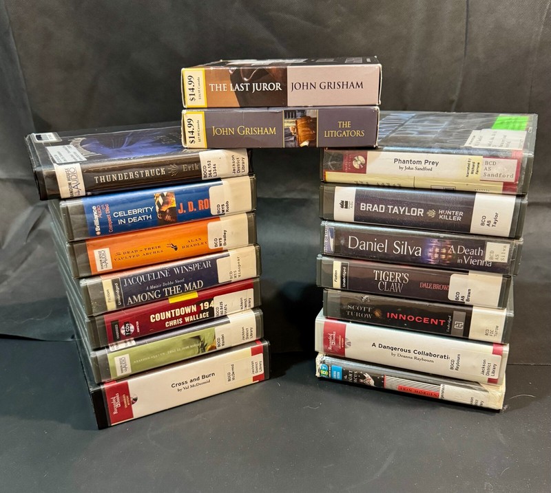 Audiobooks on CD Choose A Title! Ex Library gallery
