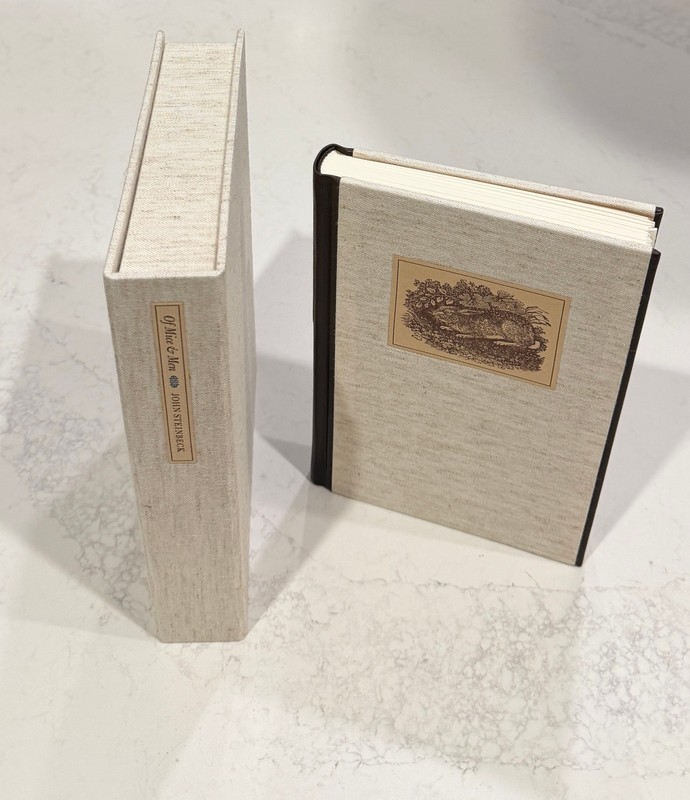 Suntup Press Of Mice and Men Tails John Steinbeck 2x Signed Numbered Edition