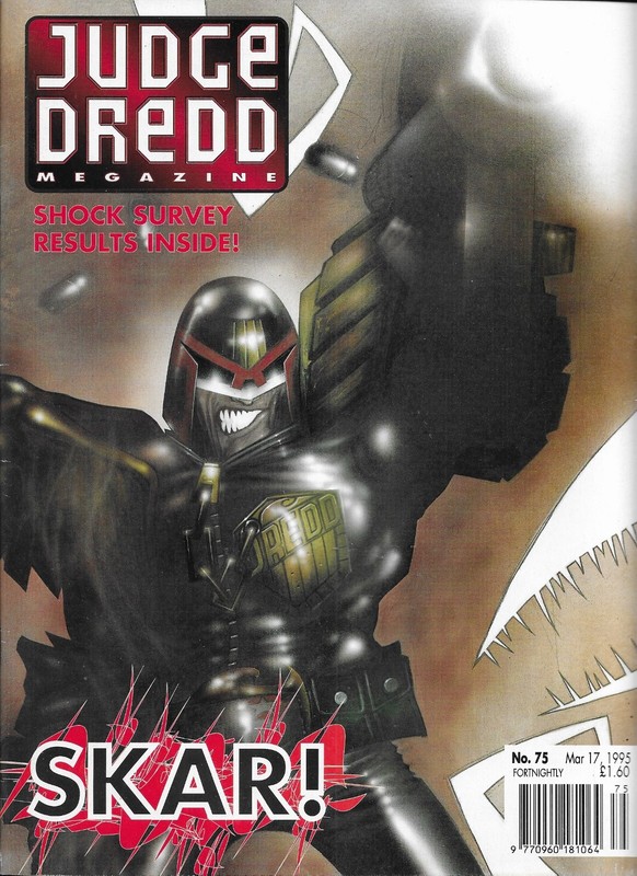 JUDGE DREDD MEGAZINE – Vol. 2 #75 (March 1995) ~ 2000AD [features ANDERSON]