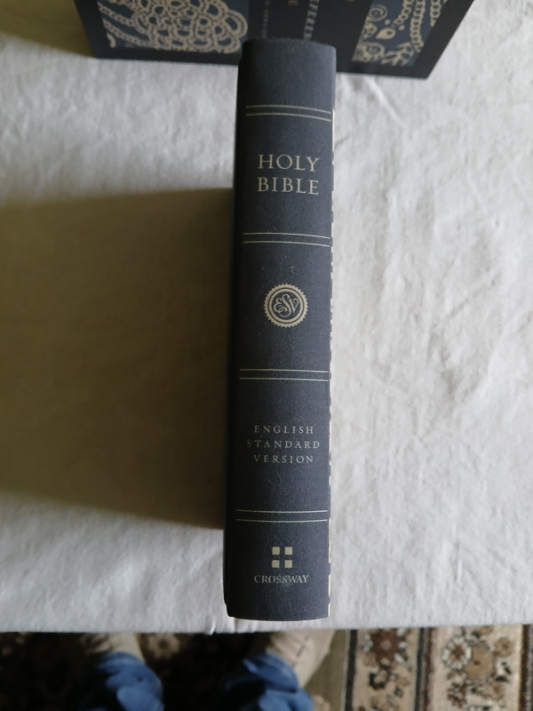 ESV Personal Reference Bible (Cloth over Board, Blue Flora) by Not Available... gallery