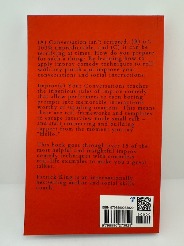 Improv(e) Your Conversations 2nd Ed Patrick King PB 2023 gallery