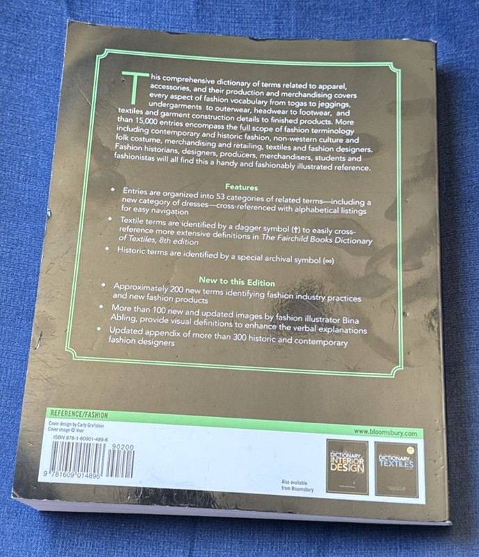 The Fairchild Books Dictionary of Fashion by Tortora, Phyllis G. gallery